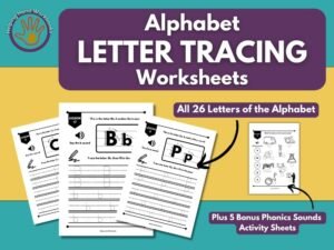 Alphabet Letter Tracing Worksheets - Set 2
