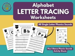 Alphabet Letter Tracing Worksheets - Set 2