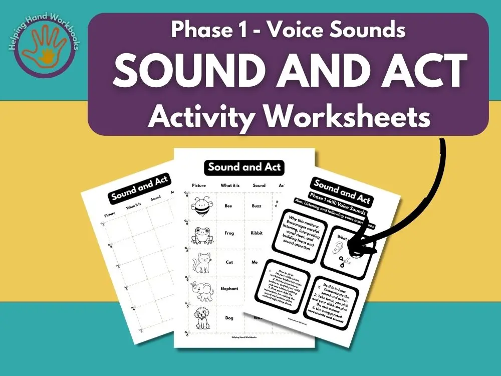 Free phase 1 phonics voice sounds activity worksheets
